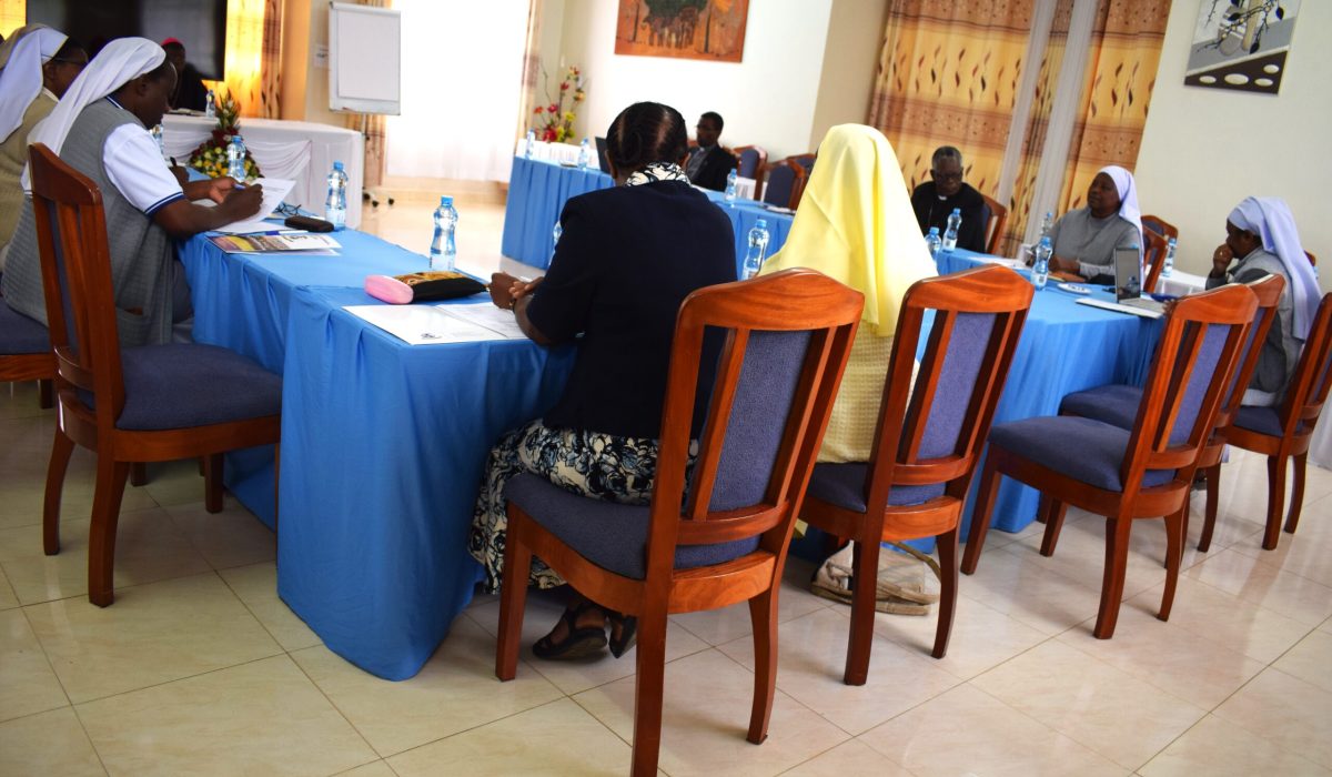 ACWECA & AMECEA Bishops in a session at Donum Dei - Nairobi